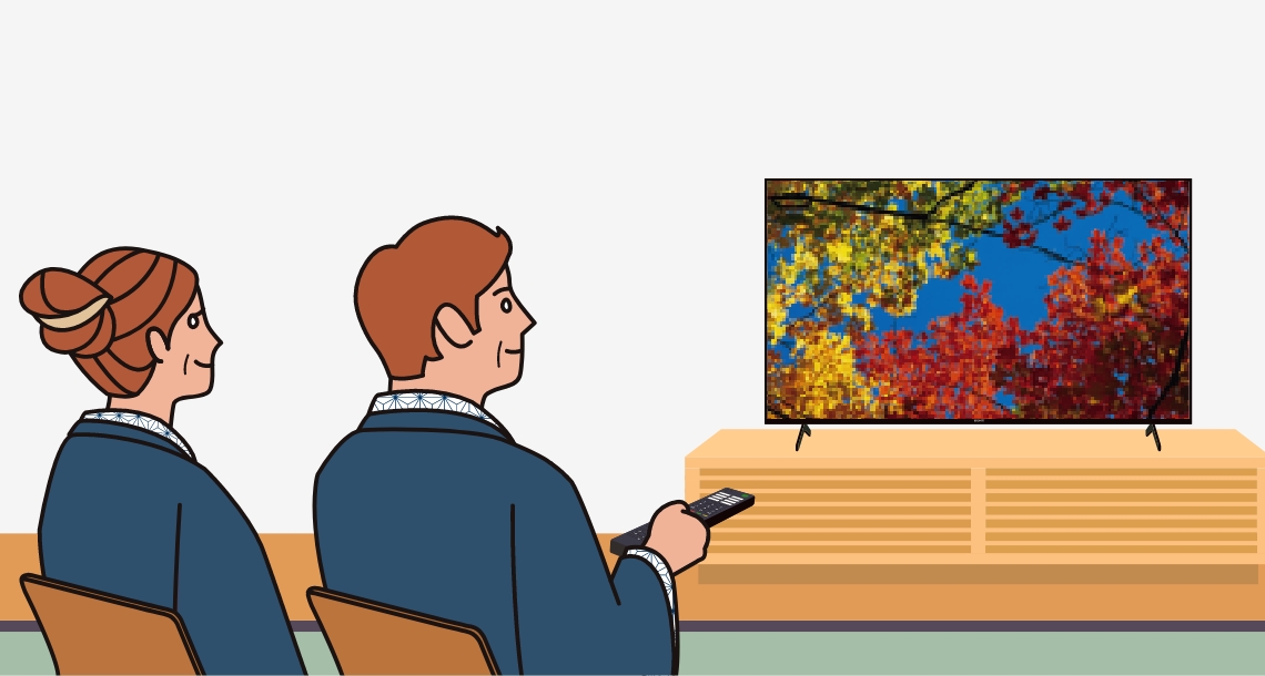 客室テレビ用途に便利なプロモード設定のイメージ画像