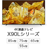 4K液晶テレビ X90Lシリーズ 