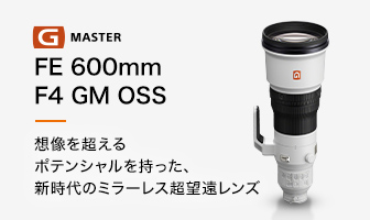 FE 600mm F4 GM OSS 想像を超えるポテンシャルを持った、新時代のミラーレス超望遠レンズ