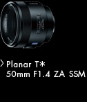 Planar T＊ 50mm F1.4 ZA SSM