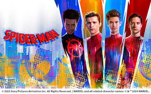 SPIDER-MAN@© 2023 Sony Pictures Animation Inc. All Rights Reserved. | MARVEL and all related character names: © & ™ 2024 MARVEL.