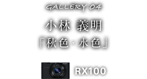 小林 義明「秋色・水色」 RX100