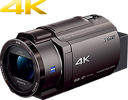 デジタル4KビデオカメラレコーダーFDR-AX45