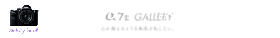 α7 II GALLERY
